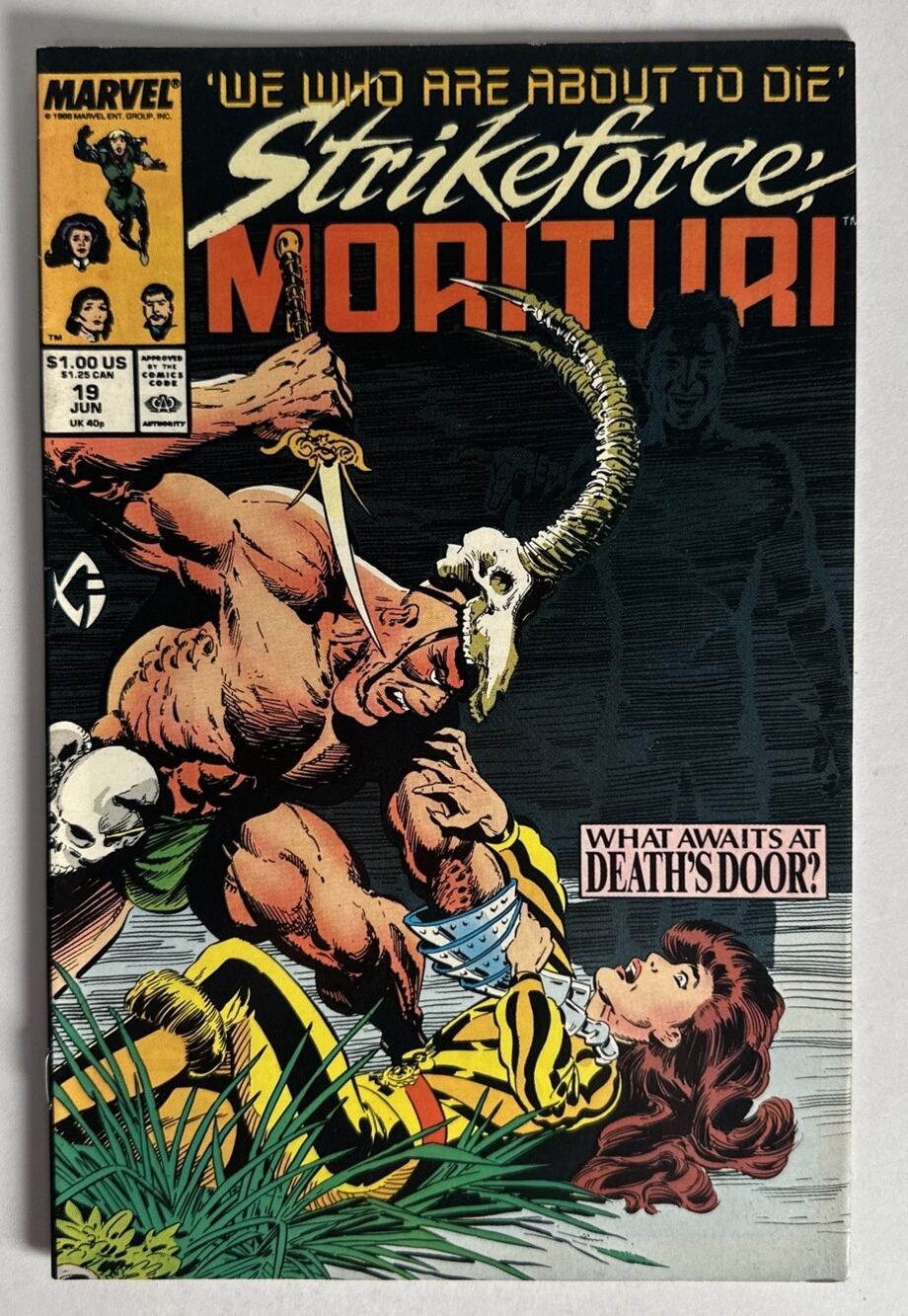 STRIKEFORCE: MORITURI #19 HIGH GRADE MARVEL COMIC BOOK CM78-248